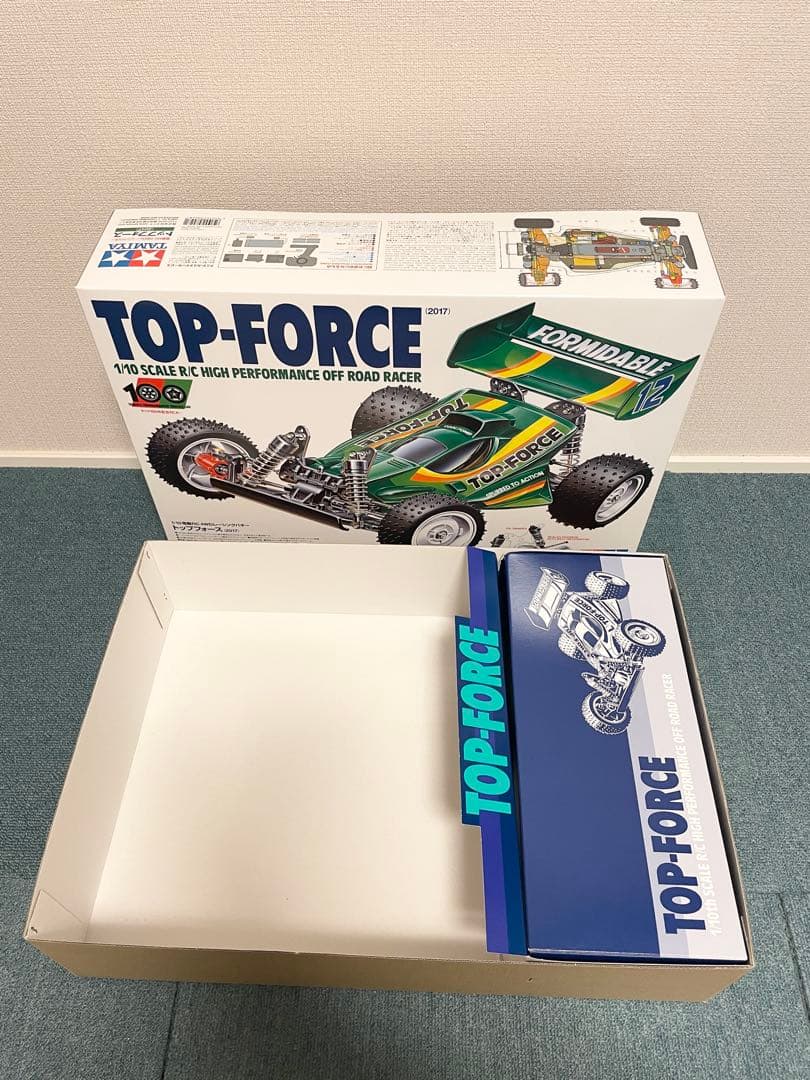 トップフォース(2017) フルベアリング ＋ アルミモーターベース 換装