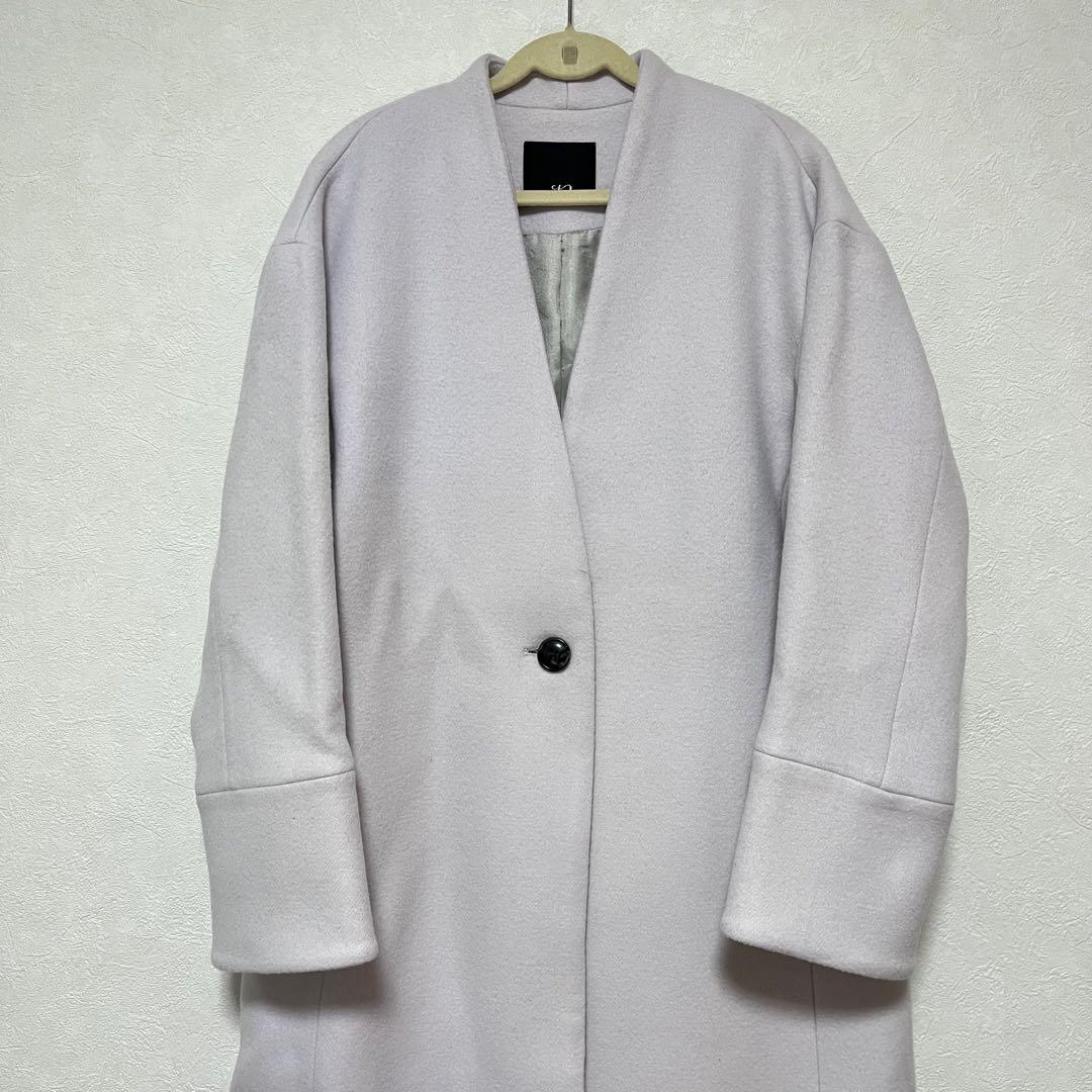 アーバンリサーチロッソ　44000円　Vネックロングコート　ウールコート