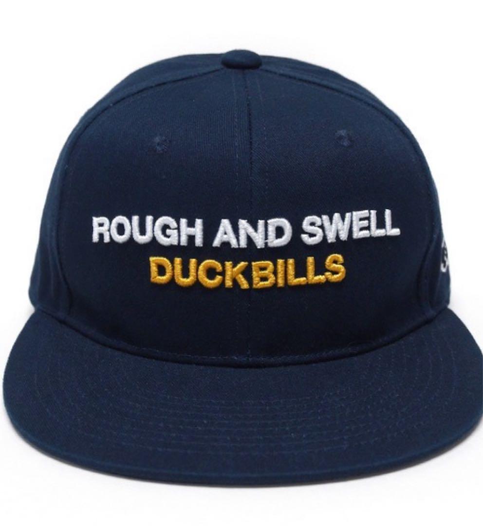 ラフ＆スウェル ゴルフキャップ フラット ネイビー フリーサイズ 新品