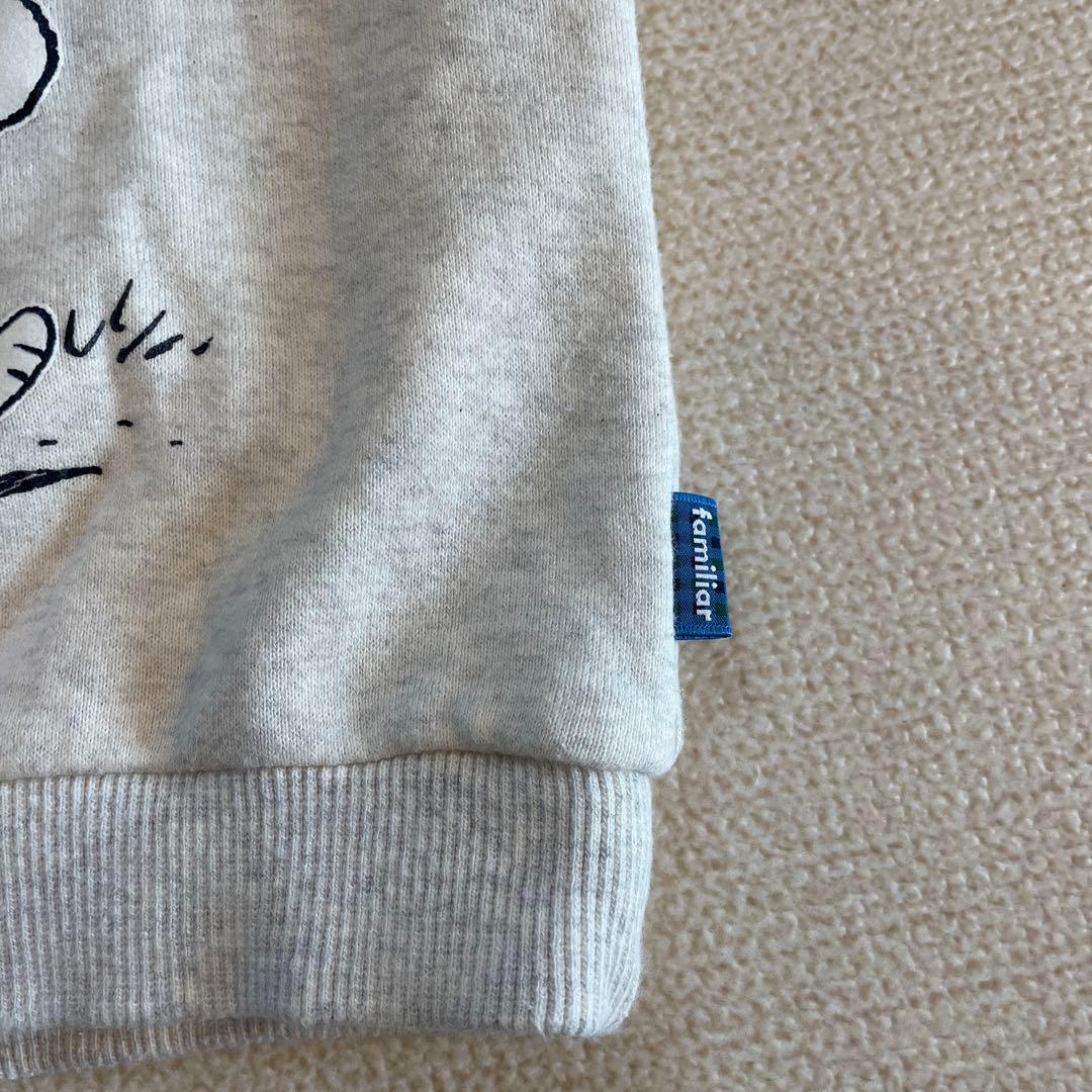 ファミリアfamiliar×SNOOPY トレーナー　親子コーデ⭐︎