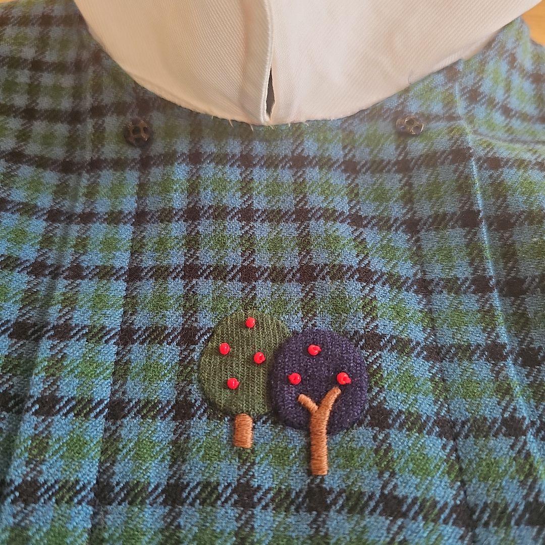 familiar アンサンブル青系ファミリアチェック 130