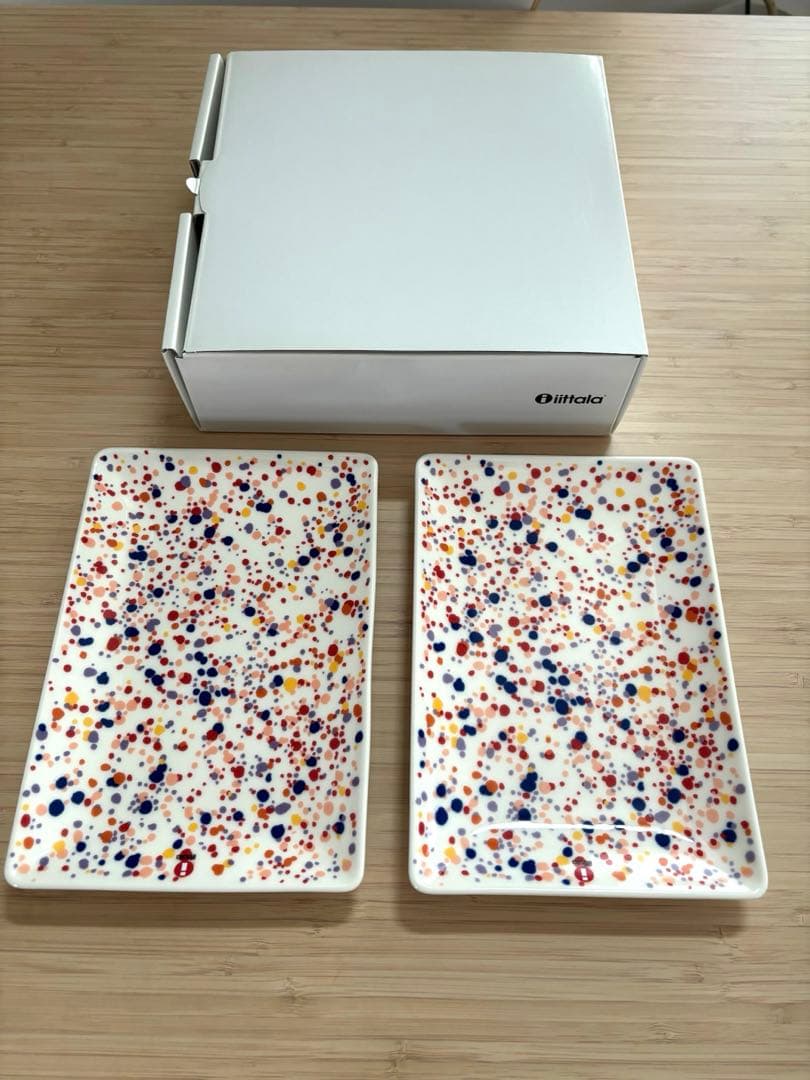  イッタラ helle ヘレ A5プレート アメジスト 2枚セット