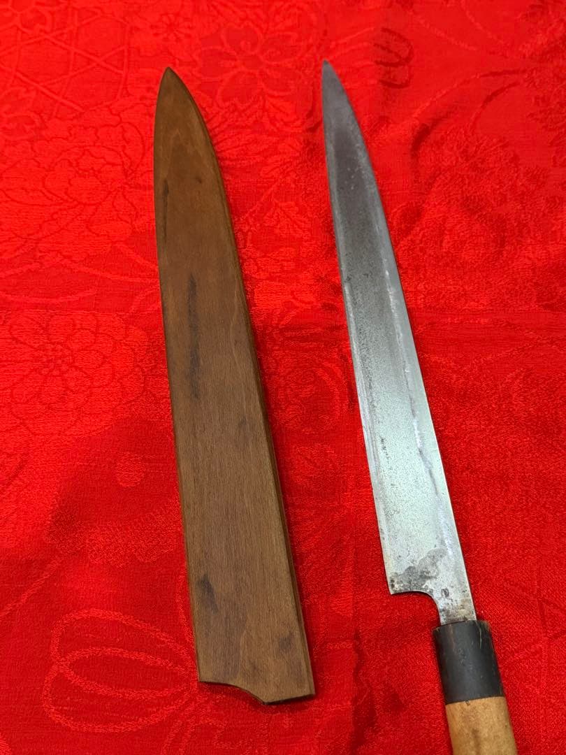 祐成 刺身包丁 約31センチ さや付き