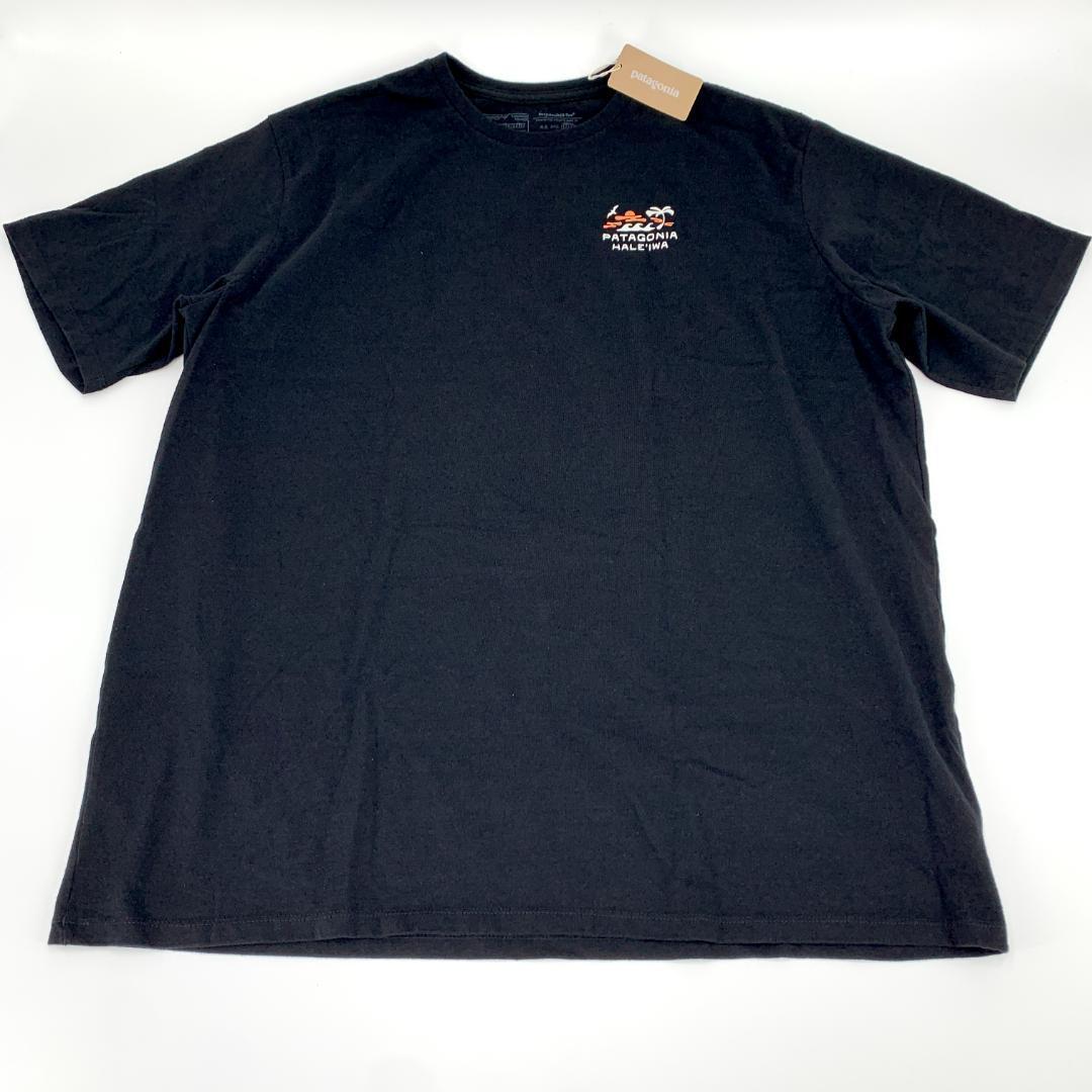 新品 希少 ハワイ ハレイワ 限定 パタゴニア Tシャツ バックロゴ L