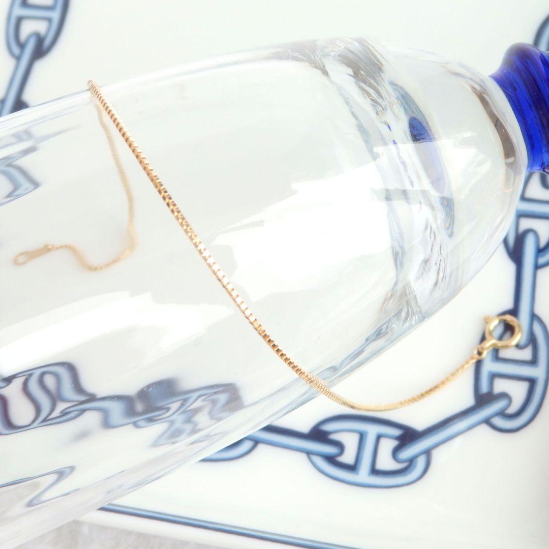 chusgone　k18ブレスレット　ベネチアンチェーン　ミラーボール