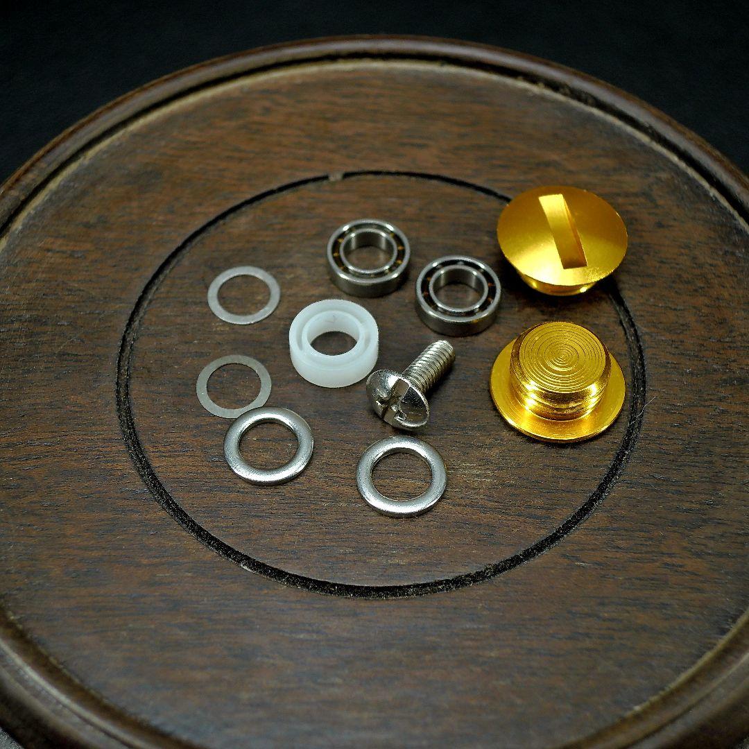 スタビライズドノブ ウッドノブ ハンドメイドノブ シマノ/ダイワ対応（紫）