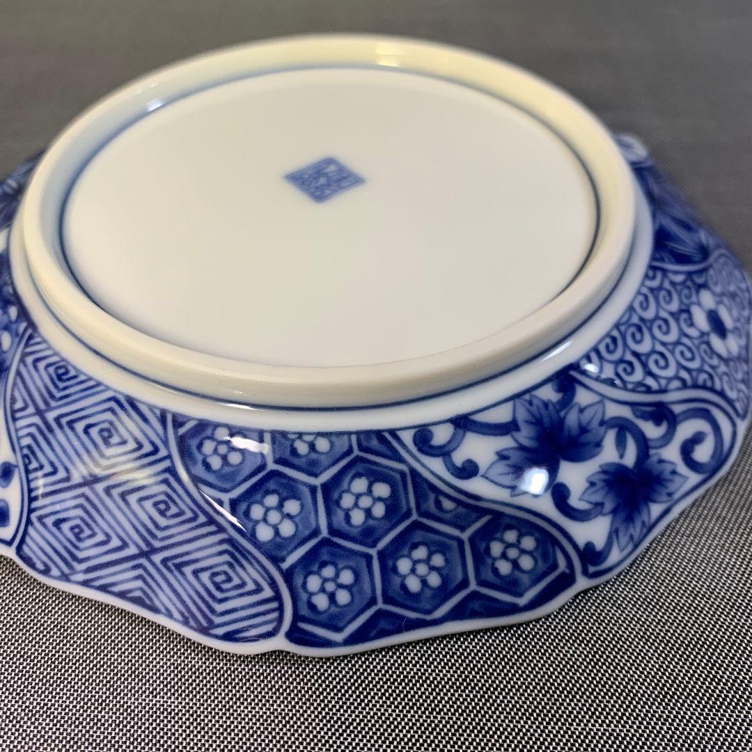 龍峰 ねじり祥瑞碗皿揃 三洋陶器 カップ＆ソーサー 染付 草花 龍峰窯