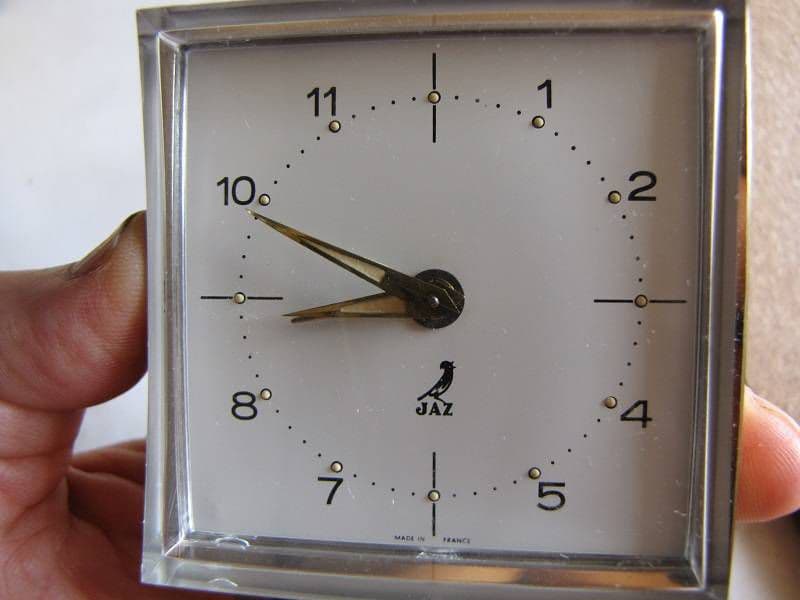 JAZ　置き時計　未使用　ゼンマイ時計　 ん２２　映画アメリ