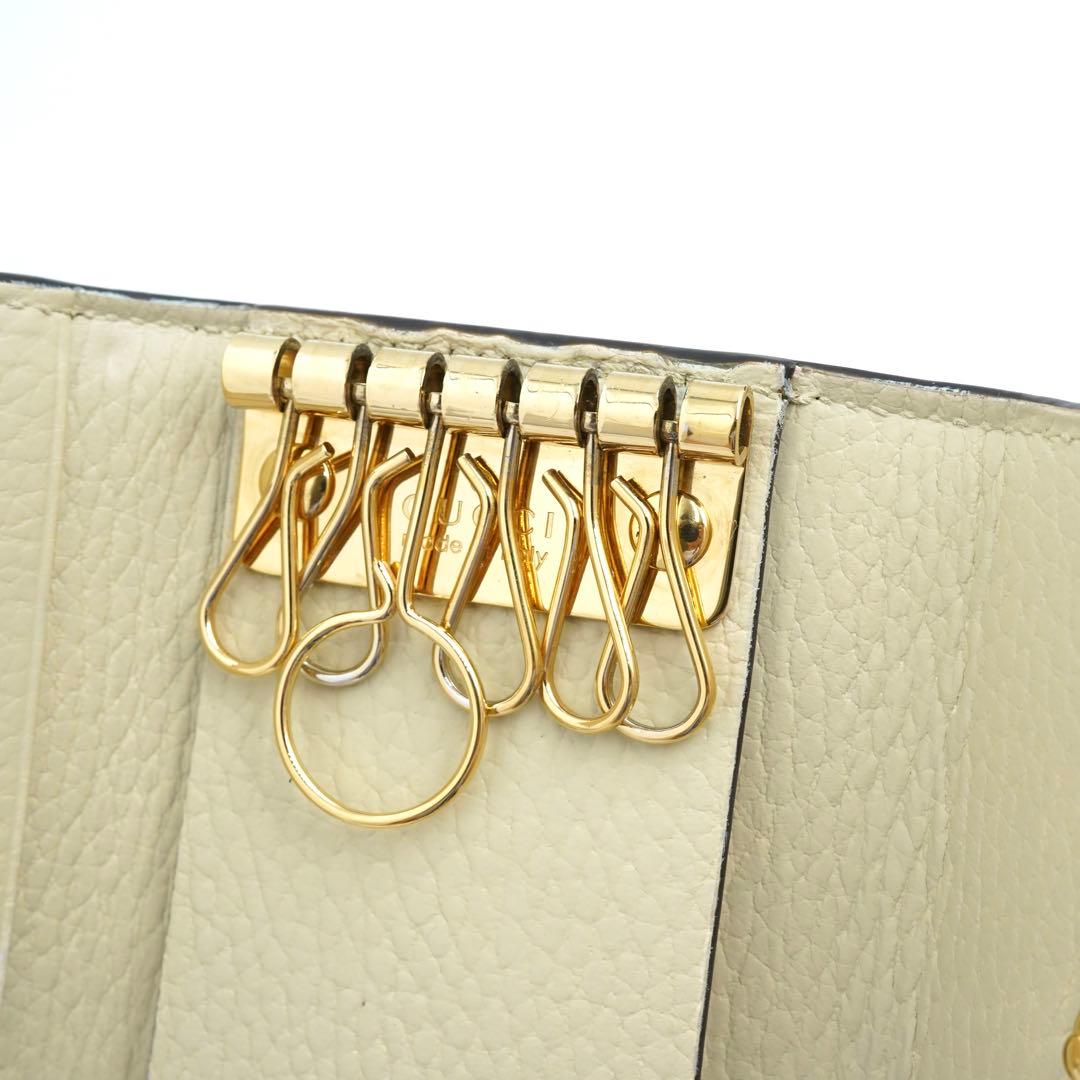 ✨未使用展示品✨　GUCCI キーケース　キーリング　マーモント　GGライン