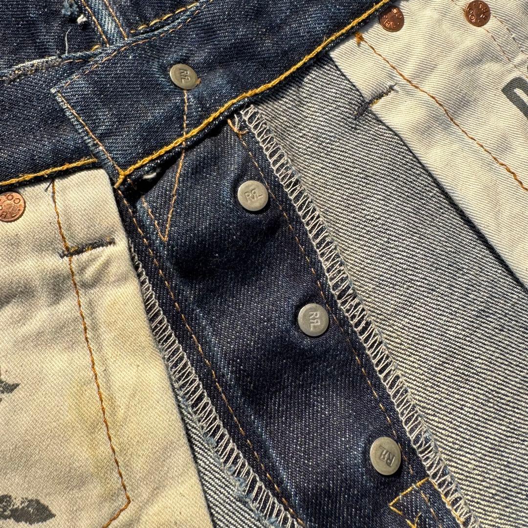 RRL ダブルアールエル USA製 赤耳 セルビッジ スリムナロー W30L30