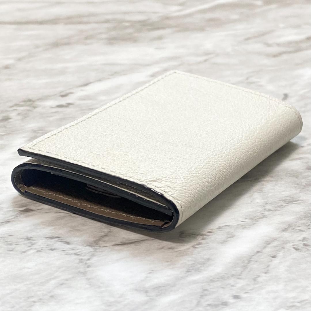 2281【新品 定価2万円】ラルコバレーノ★キーケース★WHITE/GRAY★