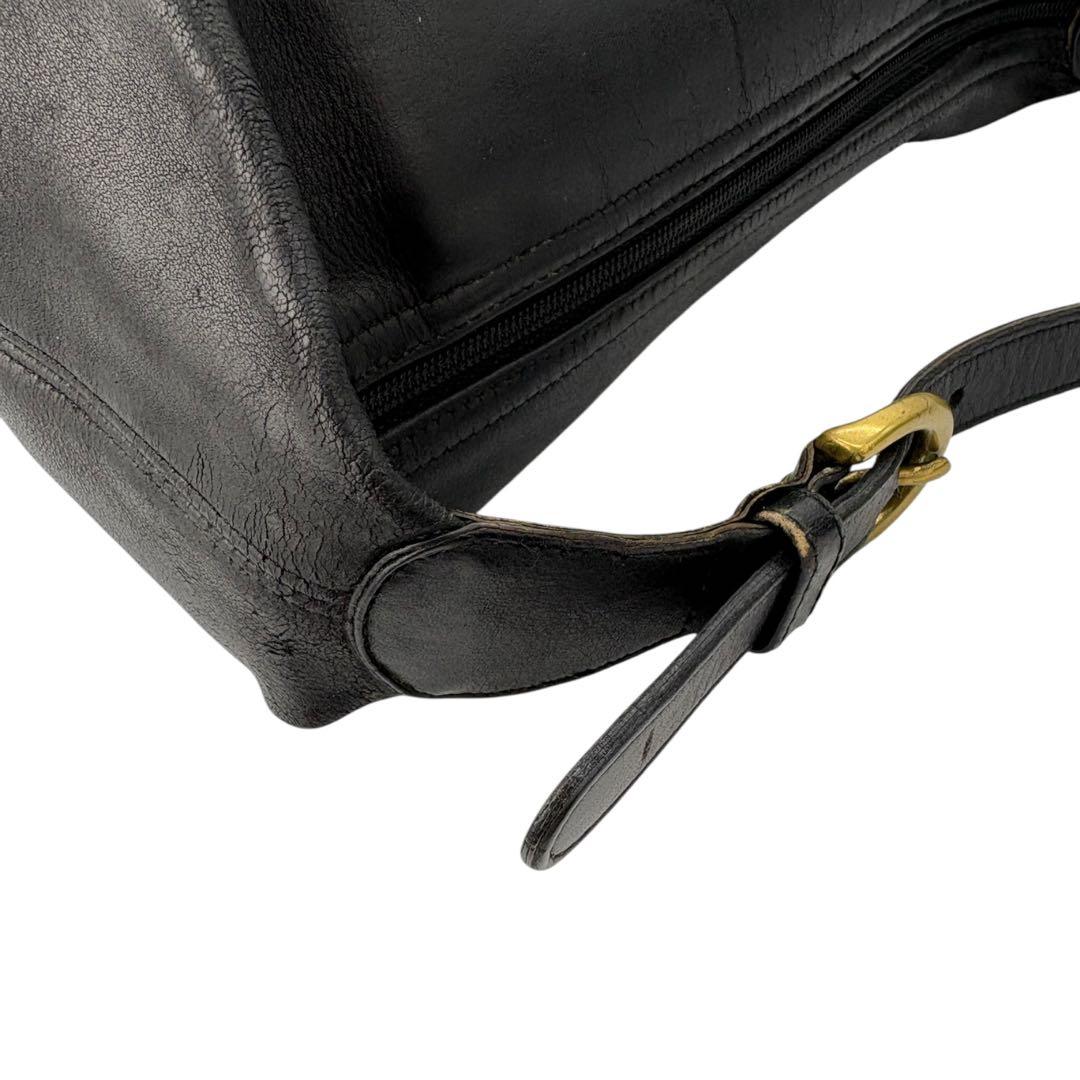 美品オールドコーチ4145ワンショルダー アクセサリーポーチハンドバッグ509A