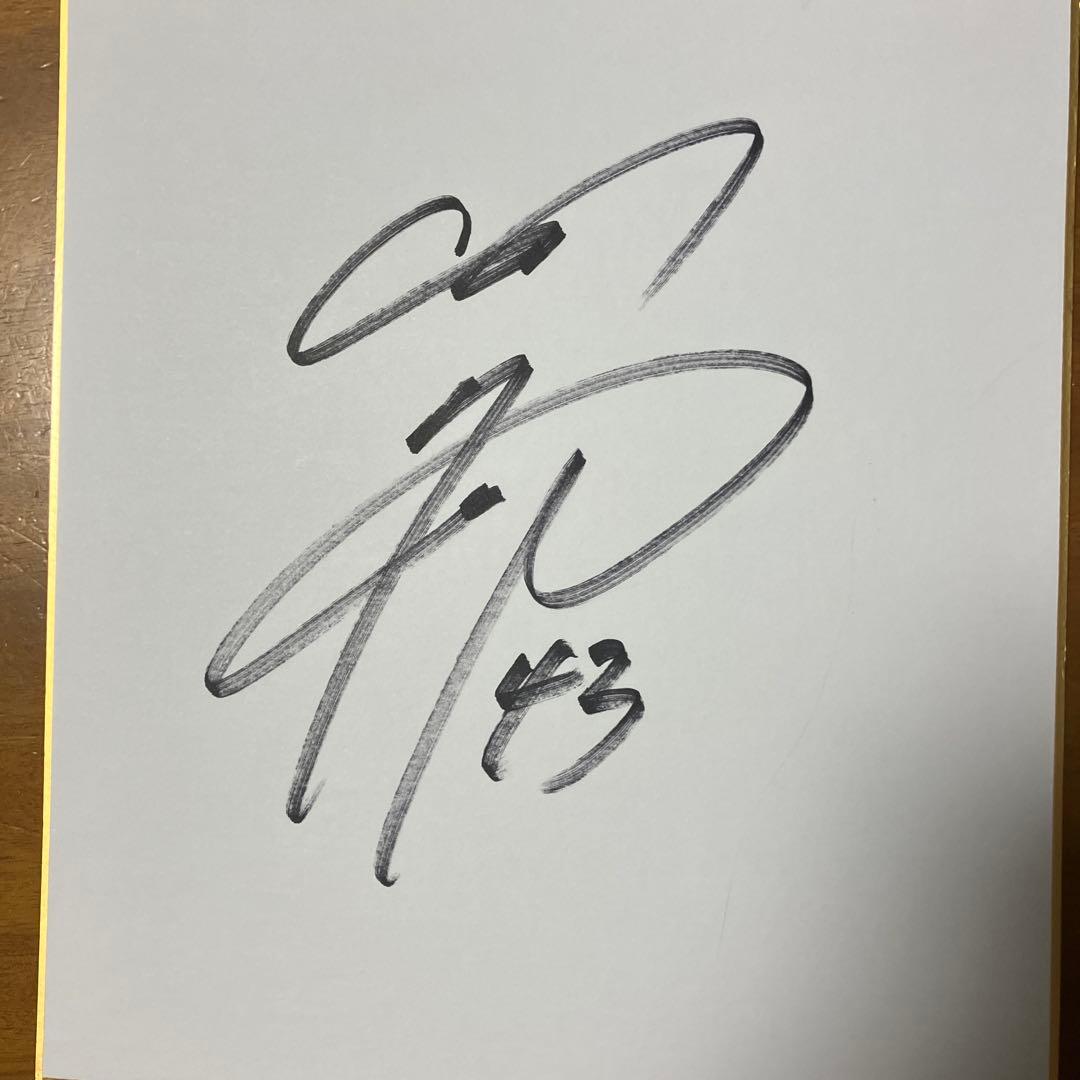 広島東洋カープ 島内颯太郎選手 直筆サイン色紙 - メルカリ