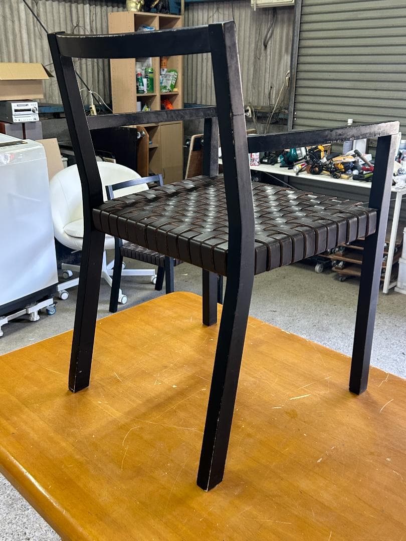 け58)Cassina ixc. カッシーナイクスシー レザーアームチェア IXC