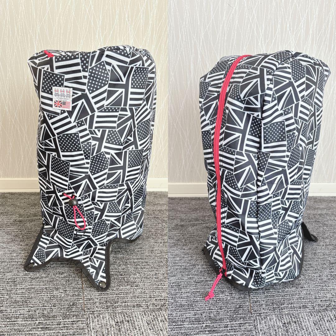 超美品❗️Psycho Bunny/サイコバニー スタンド式 ゴルフキャディバッグ