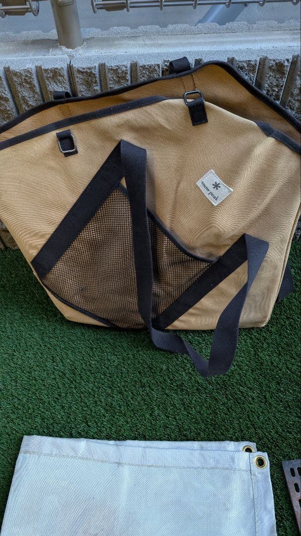 peakスノーピーク焚火台L スターターセット　収納バッグ付き7点セット