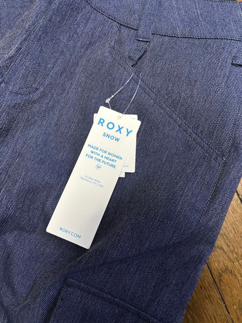 ROXY スノーボードウェア デニム色 海外Lサイズ