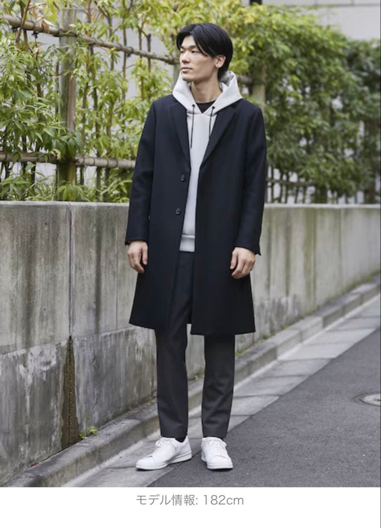 ✨美品✨UNITED TOKYO 超撥水スーパー140S チェスターコート　黒