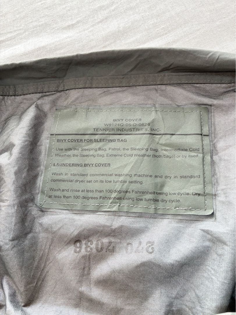 米軍 実物 ACU デジカモ シュラフカバー ゴアテックス 防水 寝袋 カバー