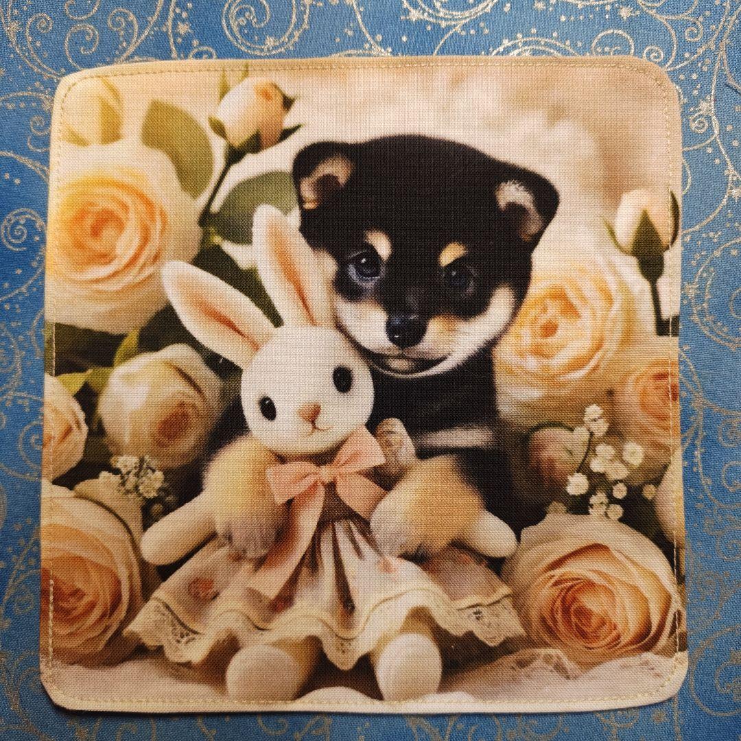 ご確認用 No1 モグモグ様専用 ハンカチ5枚 パネル8枚 柴犬柄 ご