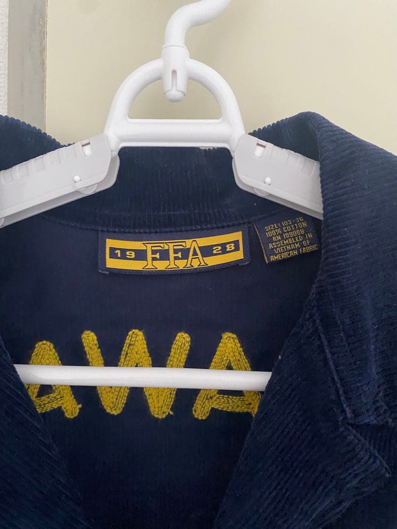★極美品★ 濃紺 FFA ジャケット ネイビー コーデュロイ ショート丈