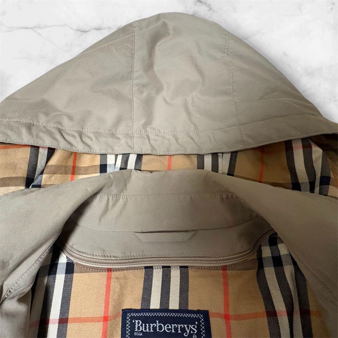 極美品 バーバリーズ ノバチェック モッズコート XL ライナー付