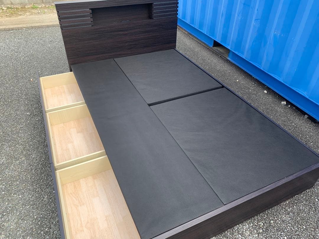 シモンズ　セミダブルベッド　マットレスフレームセット　福岡市から