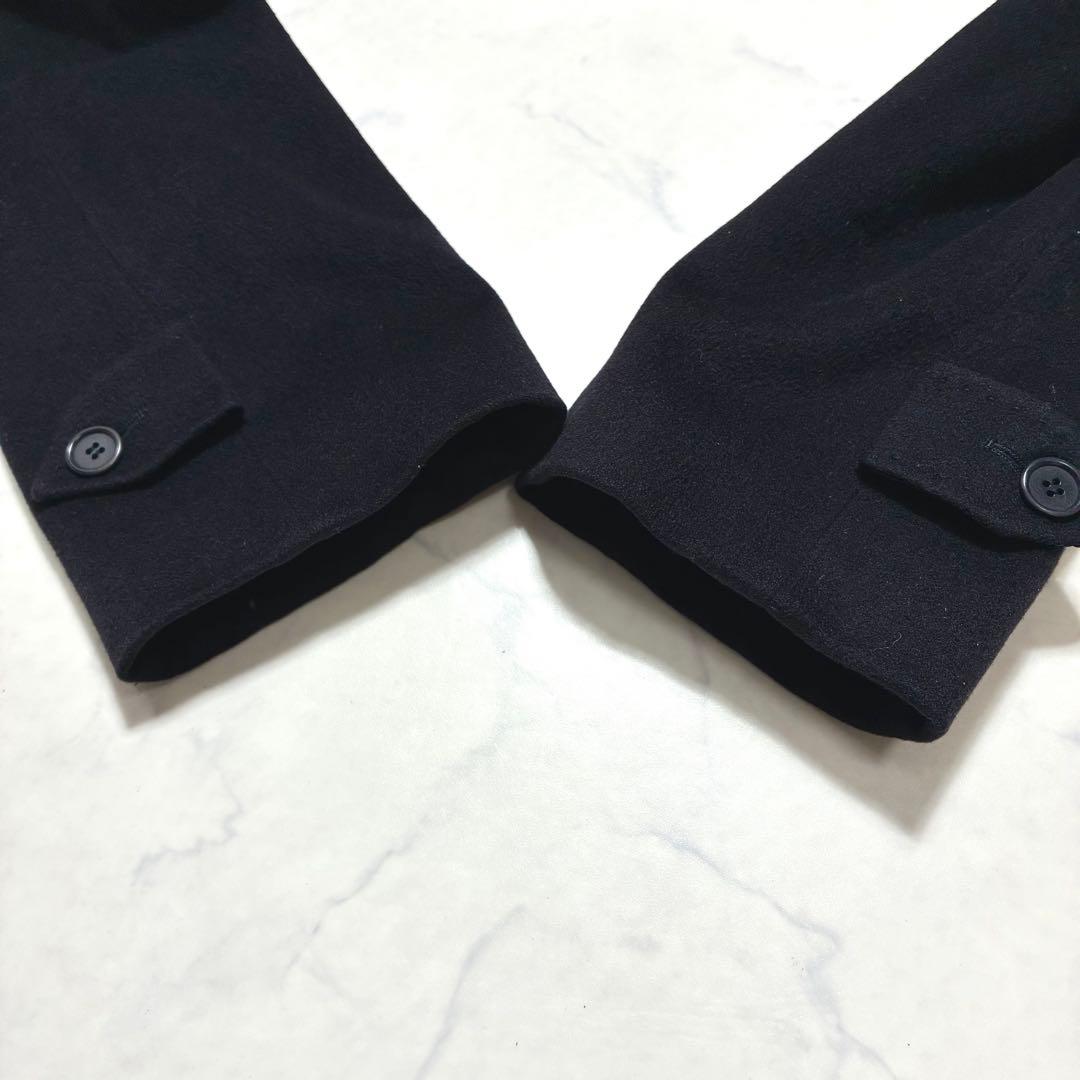 美品✨ピュアカシミヤ100% マキシ丈 ロングコート (52) XL 濃紺