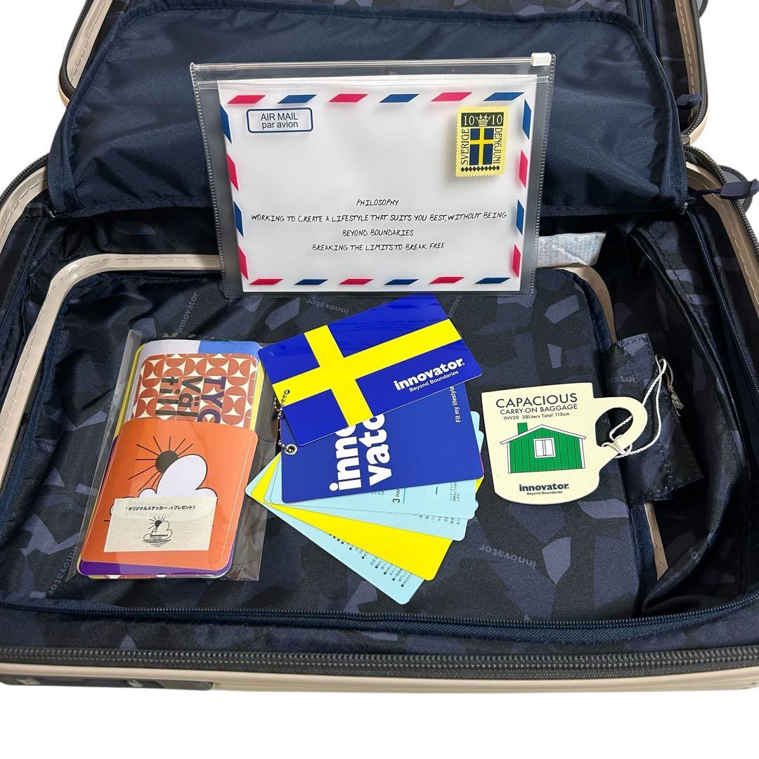 極美品　未使用級　イノベーター　キャリーケース　INV50　38L