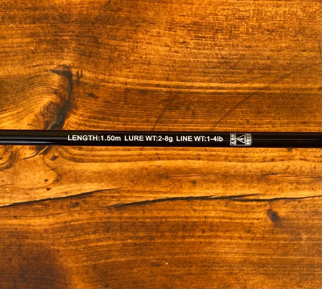 トラウトロッド S502UL 渓流釣り スピニングロッド ウッドグリップ 5ft