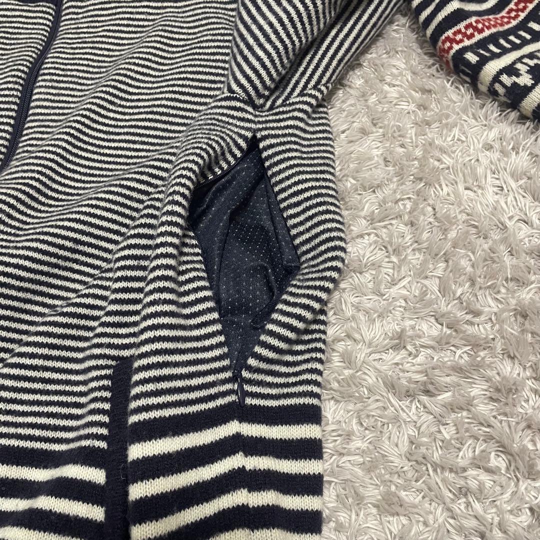 パーリーゲイツ　ジャケット　サイズ6 ニット　セーターブルゾン　フルジップ