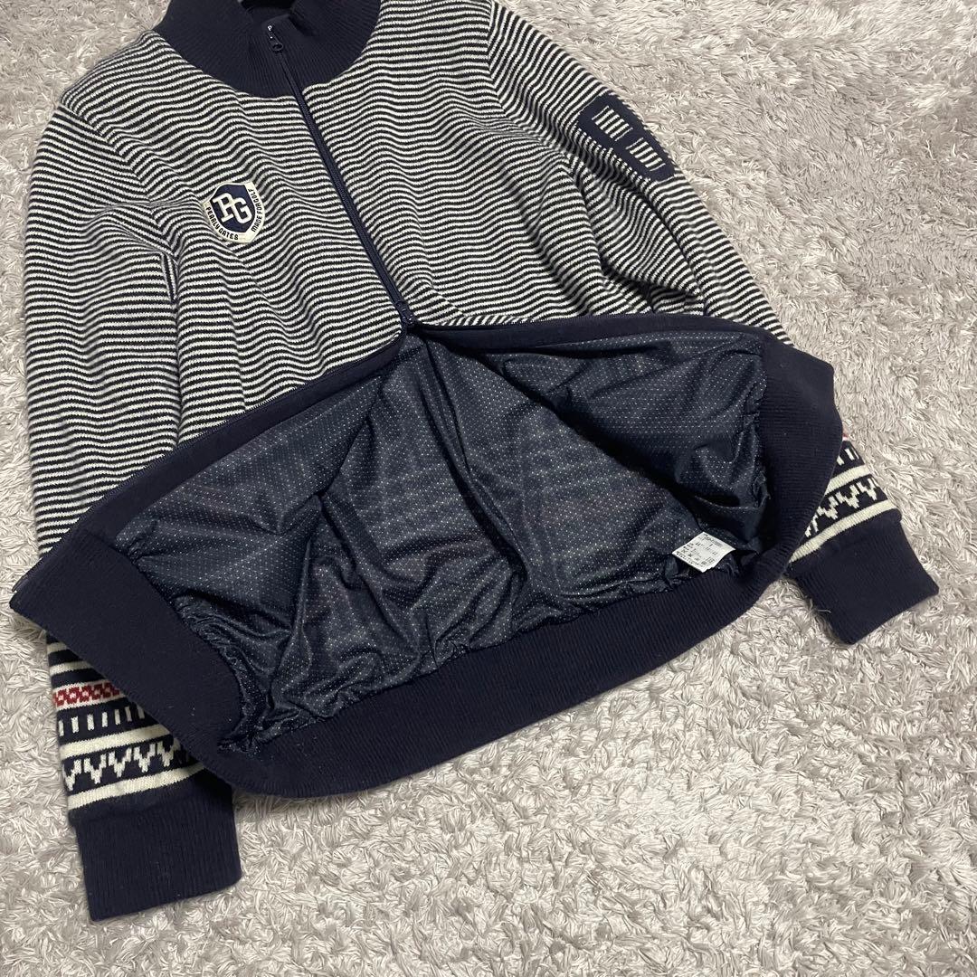 パーリーゲイツ　ジャケット　サイズ6 ニット　セーターブルゾン　フルジップ