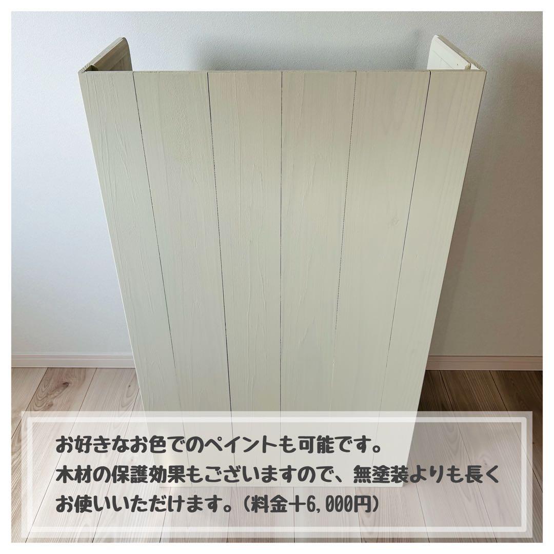 マルシェ•展示販売のレジ台に♪杉無垢材を使ったかわいいレジ