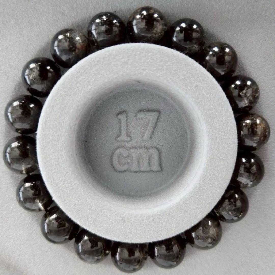 お正月SALE〜☆天然石☆ ブラック ルチルクォーツ　11mm 高品質　鑑別