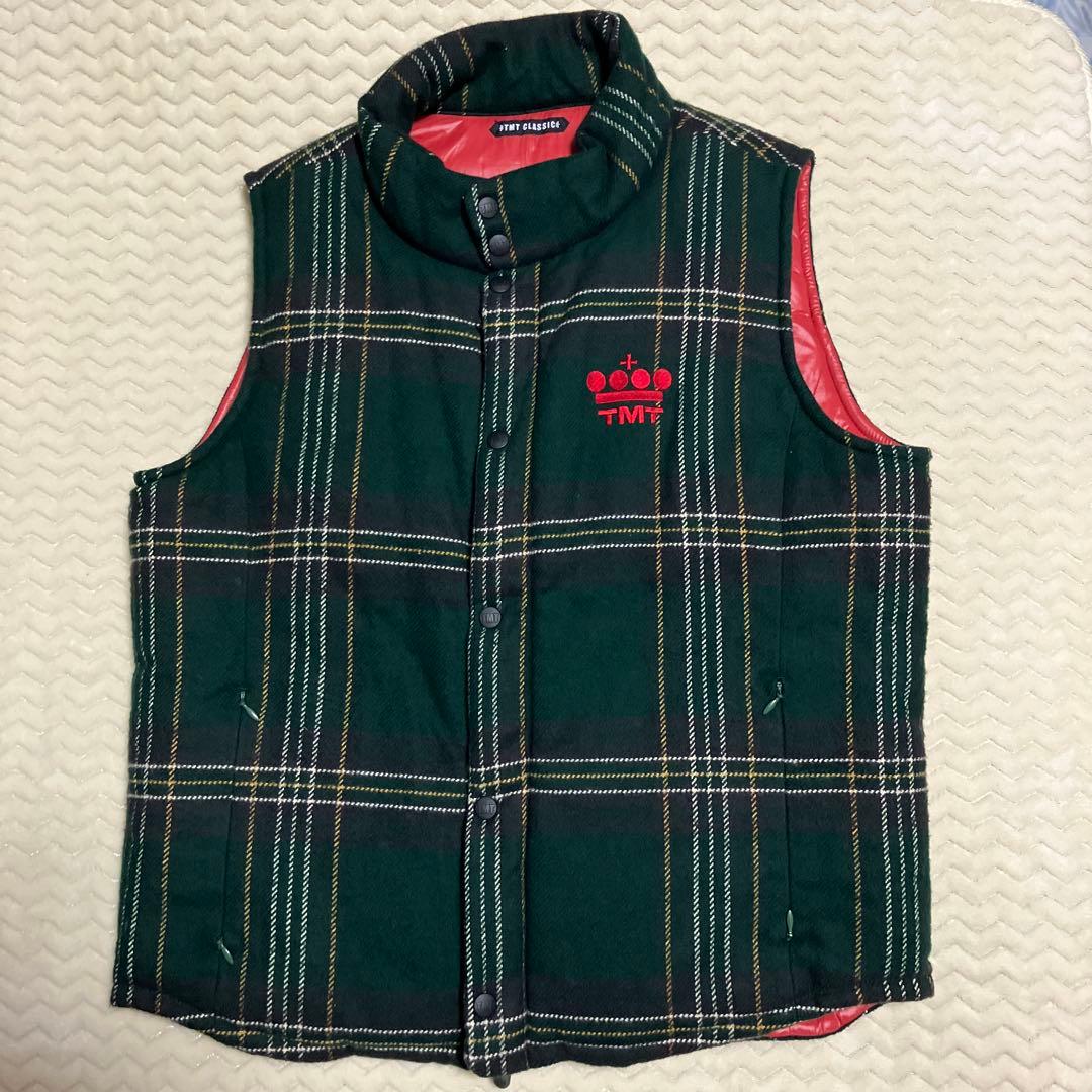 T.M.T クラッシック　ダウンベスト　XL チェック　アメカジ　激レア　流行