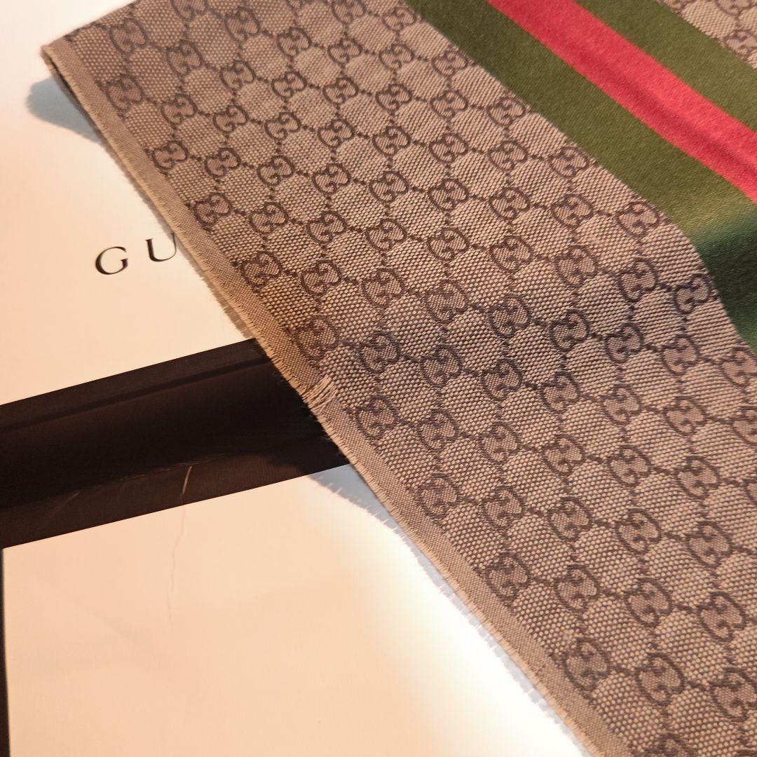 ❤美品箱付き❤GUCCI マフラー ストール ショール スカーフ Cロナウド愛用