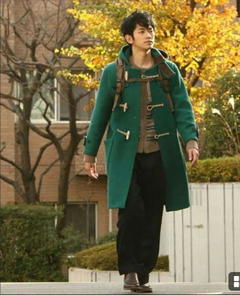 美品】希少 グローバーオール monty 瑛太着用 ダッフルコート - メルカリ