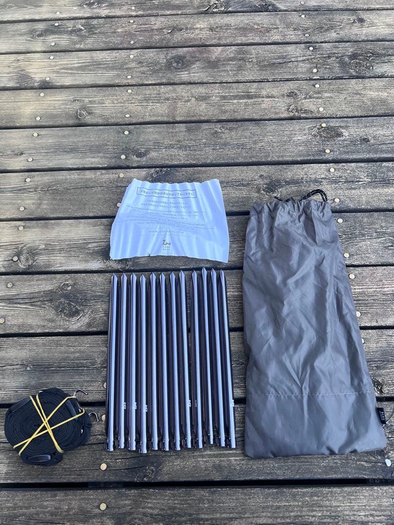 【希少】純正ペグ付き1stロット　ゼインアーツ　ゼクーL インナーテントセット