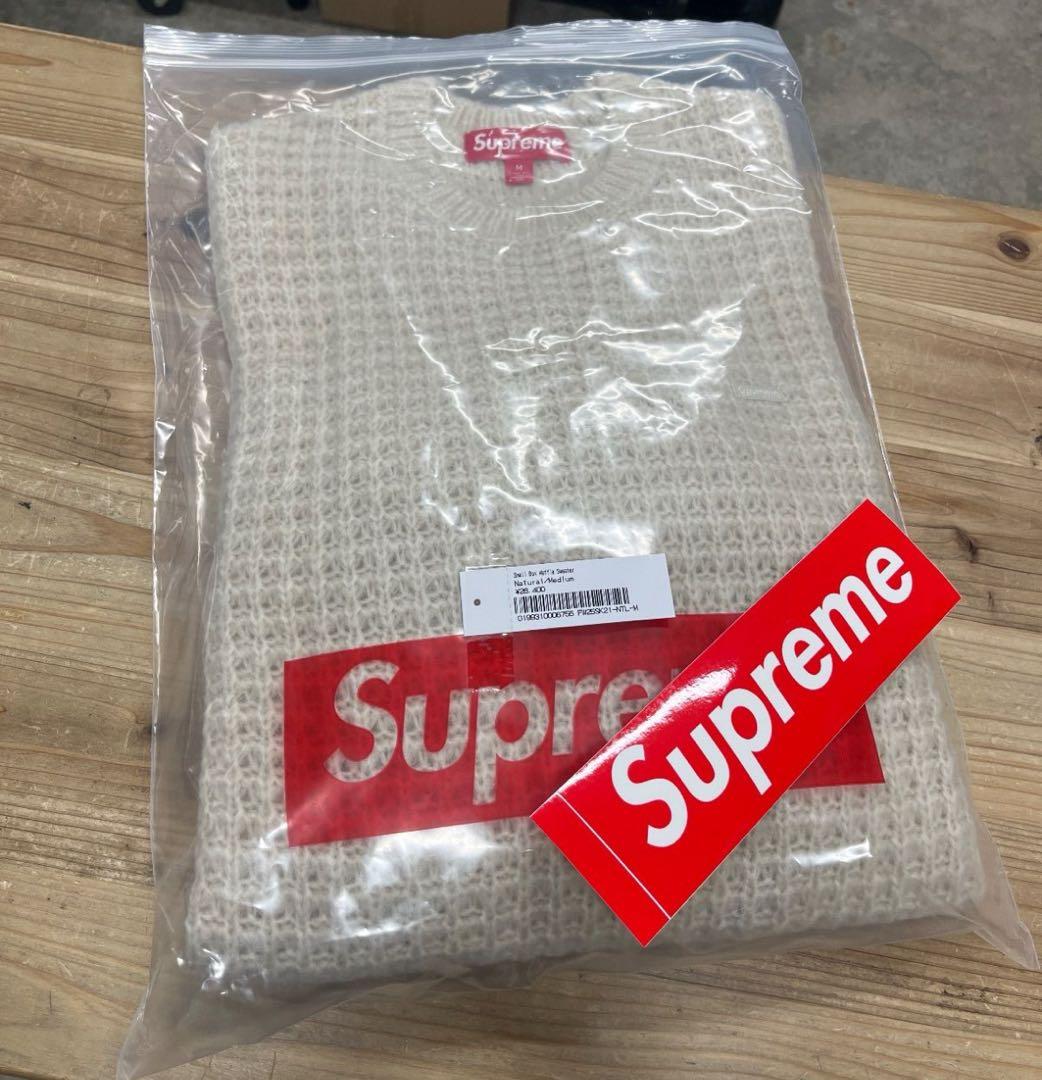 Supreme BoxWaffle Sweater25FW サイズM 試着のみ - メルカリ