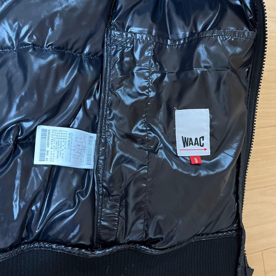 《WAAC》MENS ダウンベスト　ブラック　 L