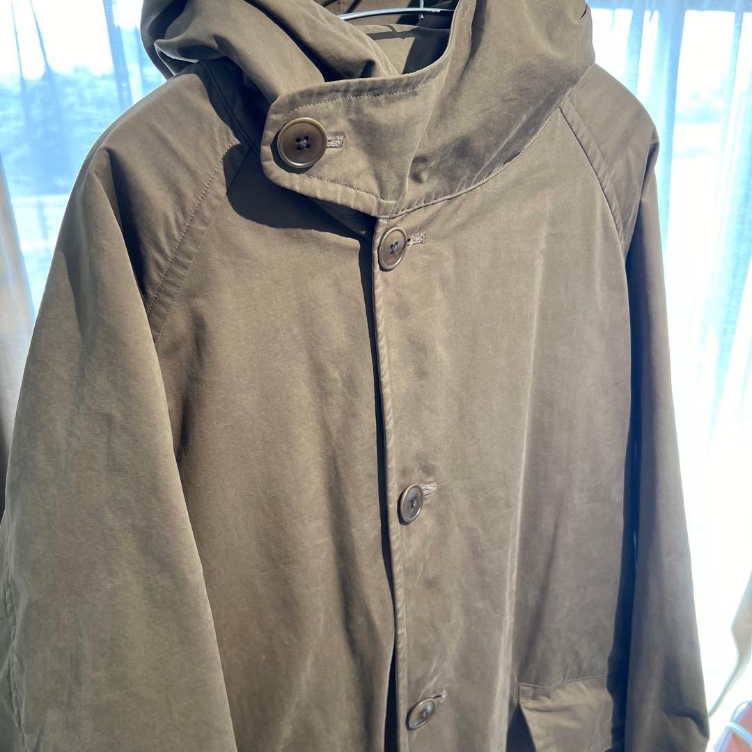 コモリ　comoli フーデッドコート　19AW Olive サイズ1
