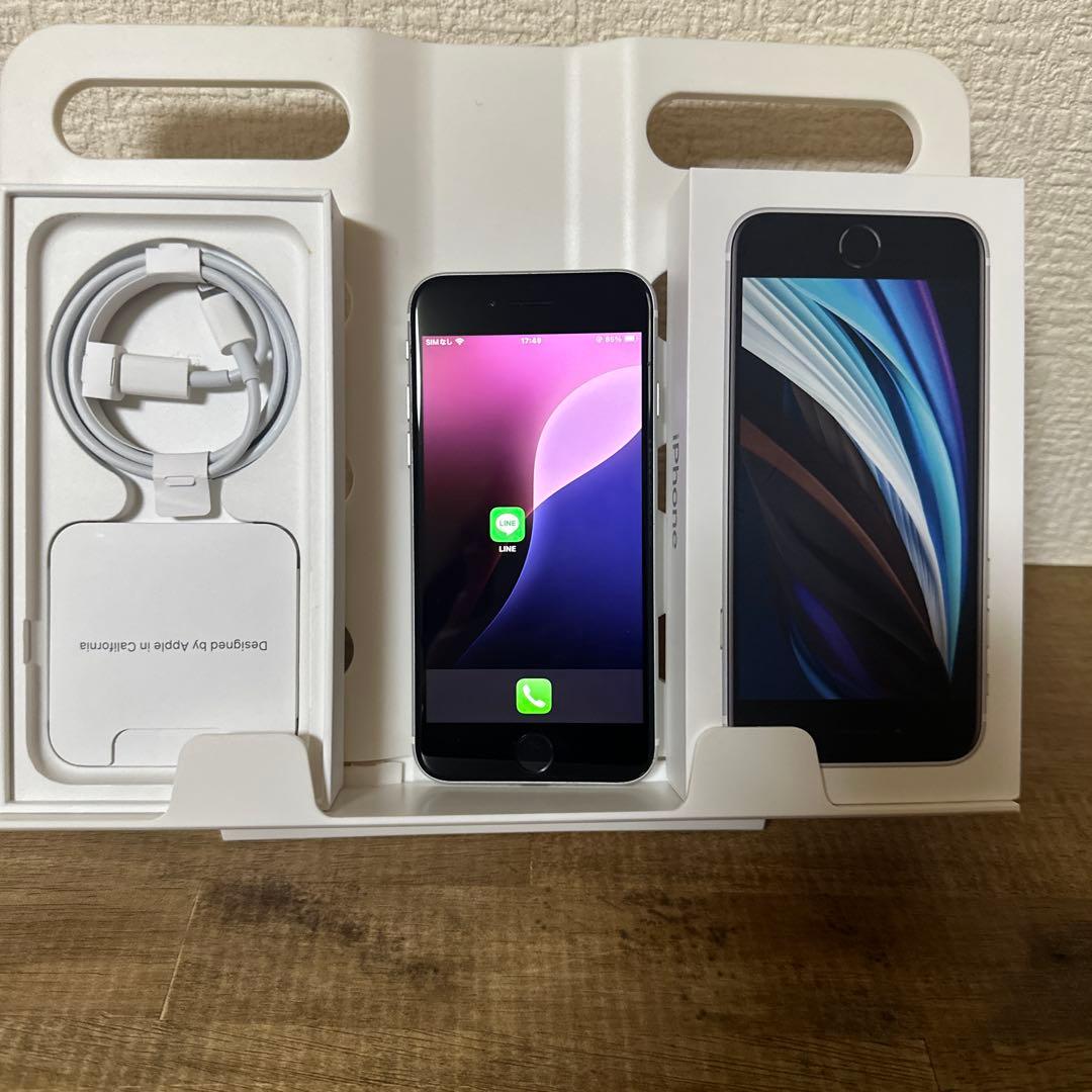 iPhone SE（第2世代）64GB SIMフリー バッテリー84％ 美品 - メルカリ