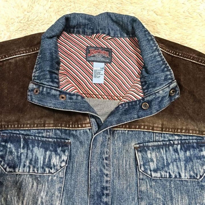 希少 Platinum Fubu Harlem デニムジャケット VTG90s