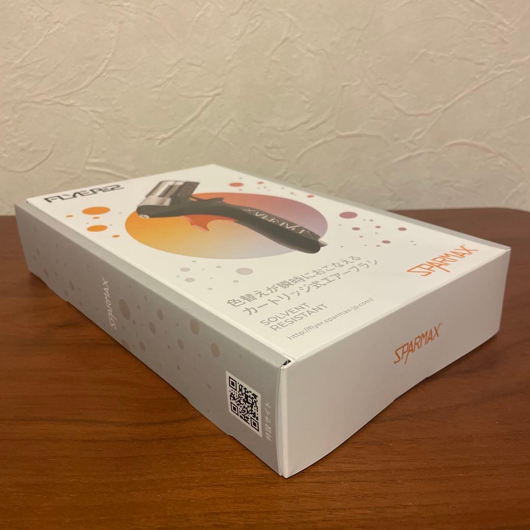 【新品】SPARMAX FLYER-SR2 エアブラシ スペアノズルボトル4本付