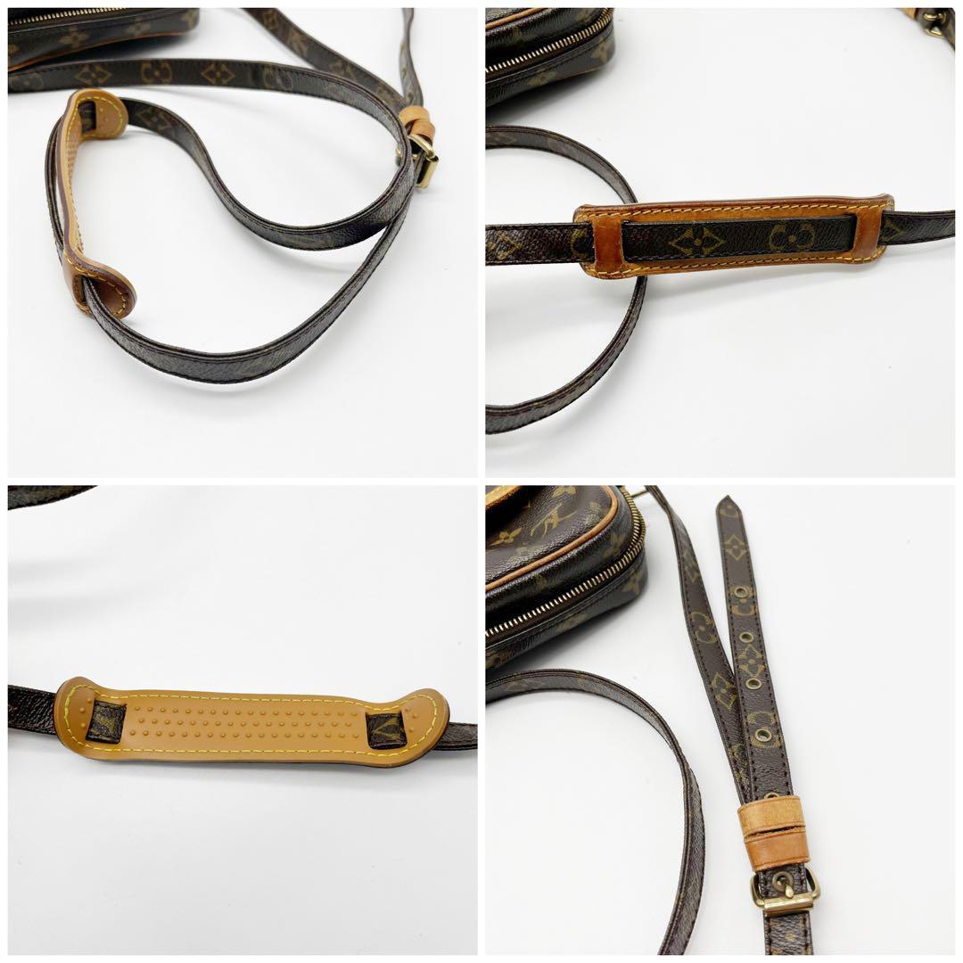 ルイヴィトン ショルダーバッグ ダヌーブ　モノグラム　ポシェット　ブラウン