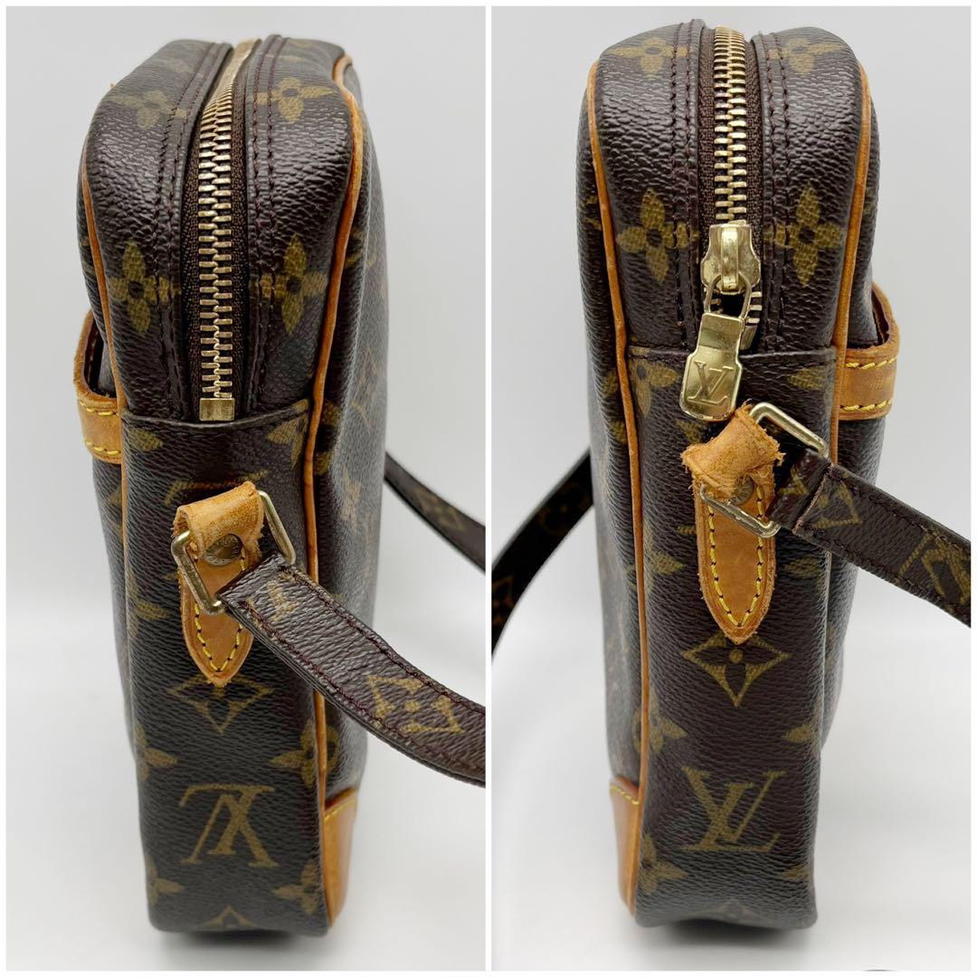 ルイヴィトン ショルダーバッグ ダヌーブ　モノグラム　ポシェット　ブラウン