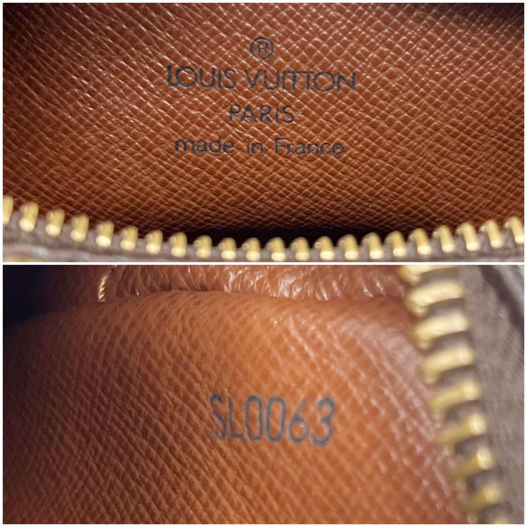 ルイヴィトン ショルダーバッグ ダヌーブ　モノグラム　ポシェット　ブラウン