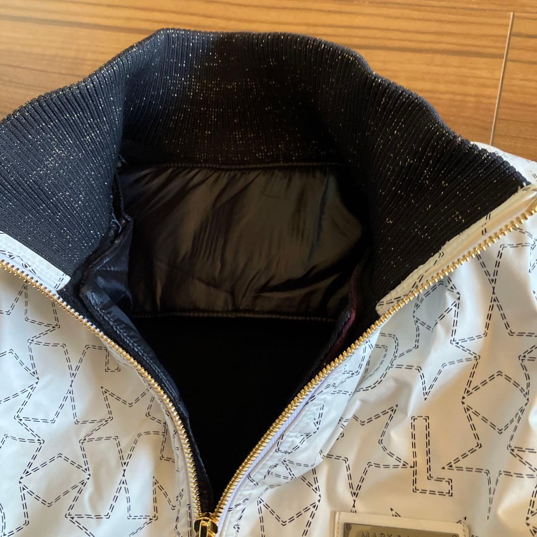 マークアンドロナ　ジャケット　白　S ゴルフ　上着　フリース