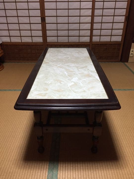 送料込 古民家レトロ 机  昭和お洒落 和洋