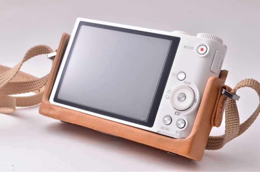 【Wi-Fi転送機能】【美品】【本革ケース】20倍ズーム　ソニーWX350